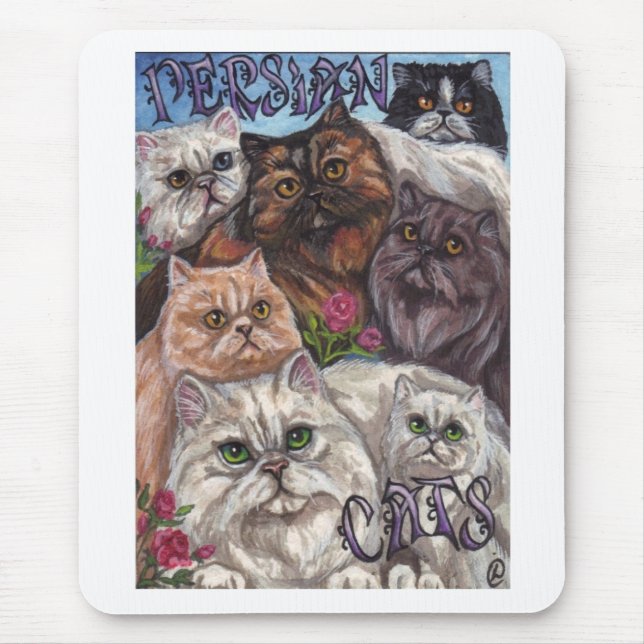 PERSIAN CATS Mouse Pad (Front)