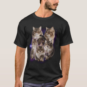 Persian Cats Retro Vintage 90s Design Funny Pet Ow T-Shirt