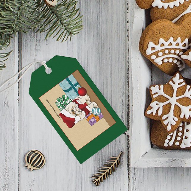 Persian Christmas Cat Gift Tags (Creator Uploaded)