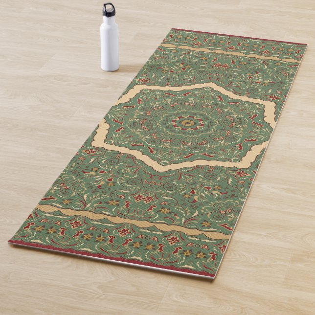 Persian coloured carpet  yoga mat (In Situ)