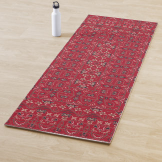 Persian coloured carpet yoga mat