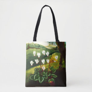 Persian Cyclamen Tote Bag