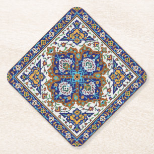 Persian design paper coaster