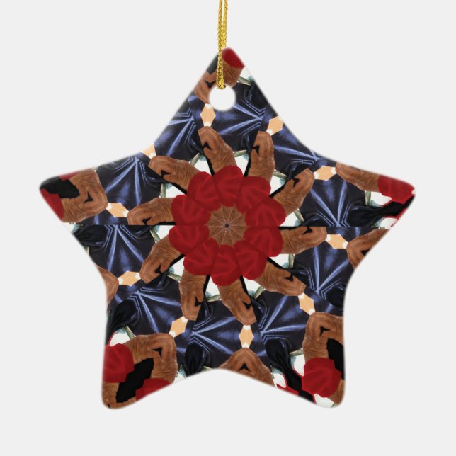 Persian Dreamcatcher Ceramic Tree Decoration (Front)