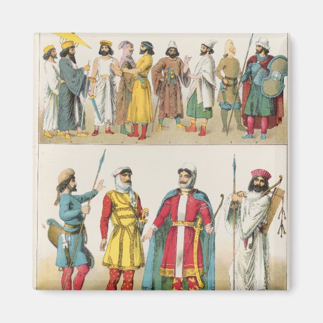 Persian Dress, from 'Trachten der Voelker', 1864 Magnet (Front)