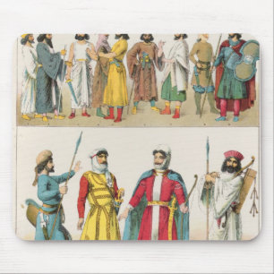 Persian Dress, from 'Trachten der Voelker', 1864 Mouse Mat