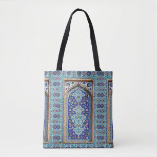 Persian elaborate tiled mural design bag