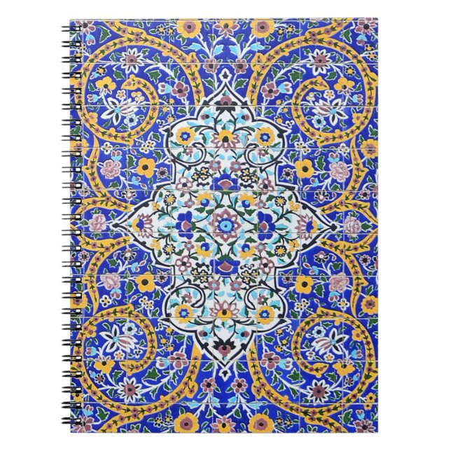 Persian elaborate tiled mural   notebook (Front)