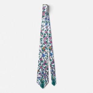 Persian elaborate tiled mural tie