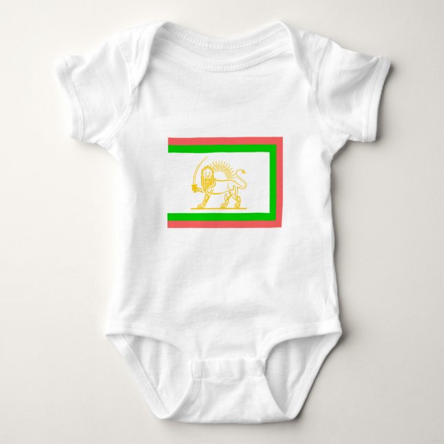 Persian Flag (1906) Baby Bodysuit (Front)