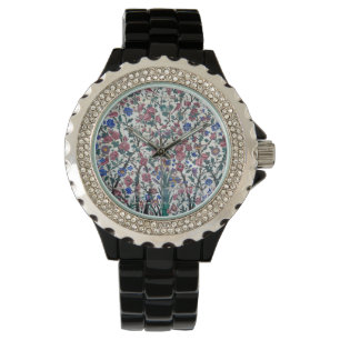 Persian floral design watch