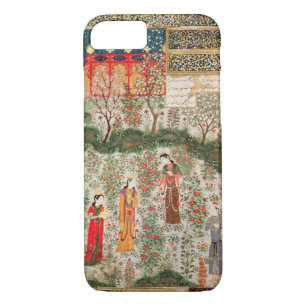 Persian Garden, 15th century (w/c on paper) iPhone 8/7 Case