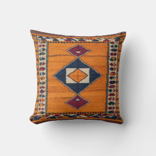 Persian Glow" Yellow Kilim Cushions: Cushion