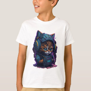 Persian Kitten playing with TNT T-Shirt