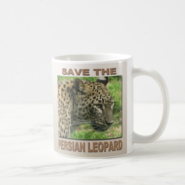 Persian Leopard Coffee Mug (Right)