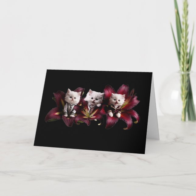 Persian Lilies Card (Front)
