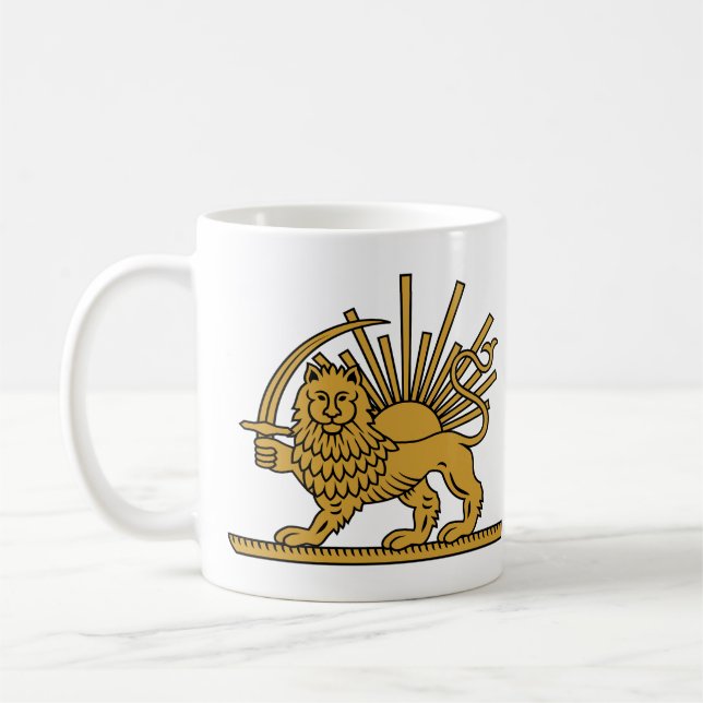 Persian Lion Mug, Majestic Lion Mug  (Left)