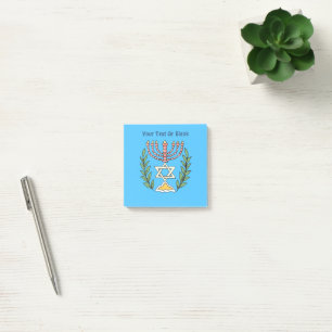 Persian Magen David Menorah Post-it Notes