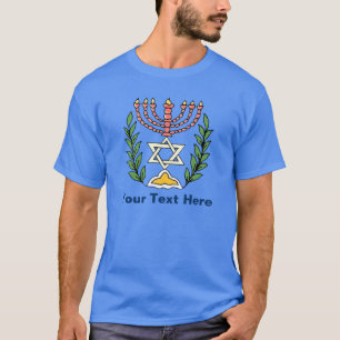 Persian Magen David Menorah T-Shirt