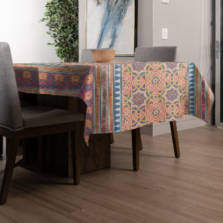 Persian/Middle Eastern Geometric Pattern Tablecloth