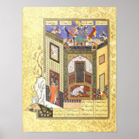 Persian Miniature: A Vision of Angels