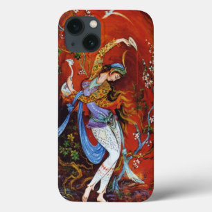 Persian Miniature Dancing Nymph iPhone 13 Case