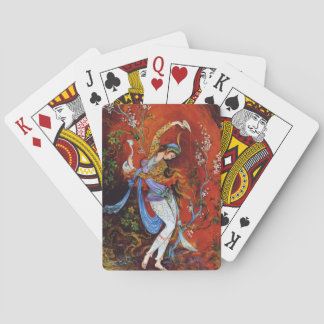 Persian Miniature Dancing Nymph Playing Cards