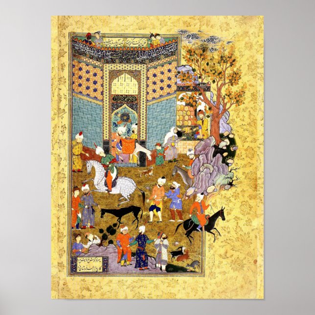 Persian Miniature: Don't Sell My Wonderful Donkey! Poster (Front)