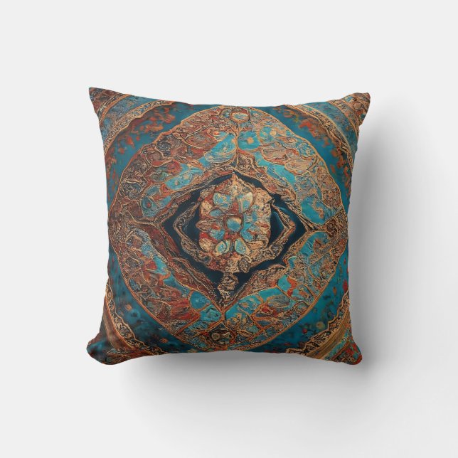 Persian Modern Beautiful Old Pattern Collection Cushion (Front)