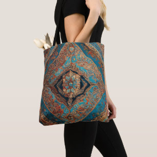 Persian Modern Beautiful Old Pattern Collection Tote Bag