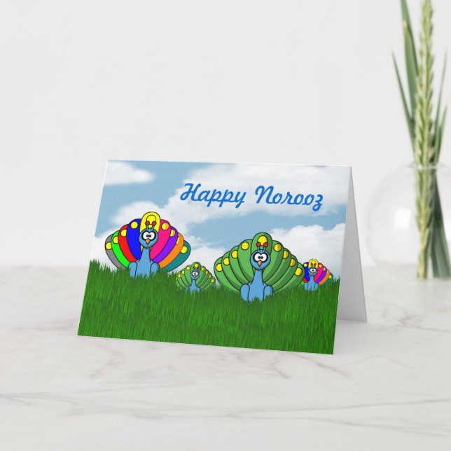 Persian New Year Happy Norooz  سال نو مبارک Holiday Card (Front)