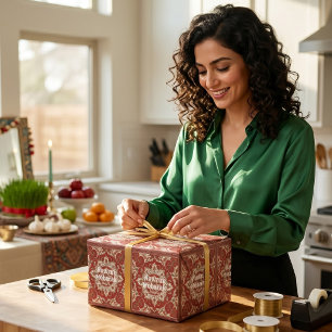Persian New Year Nowruz Dinner Party Events Gifts Wrapping Paper