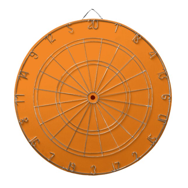 Persian Orange,Sand Brown,Tan, Dartboard (Front)