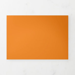  Persian Orange,Sand Brown,Tan, Tri-Fold Card