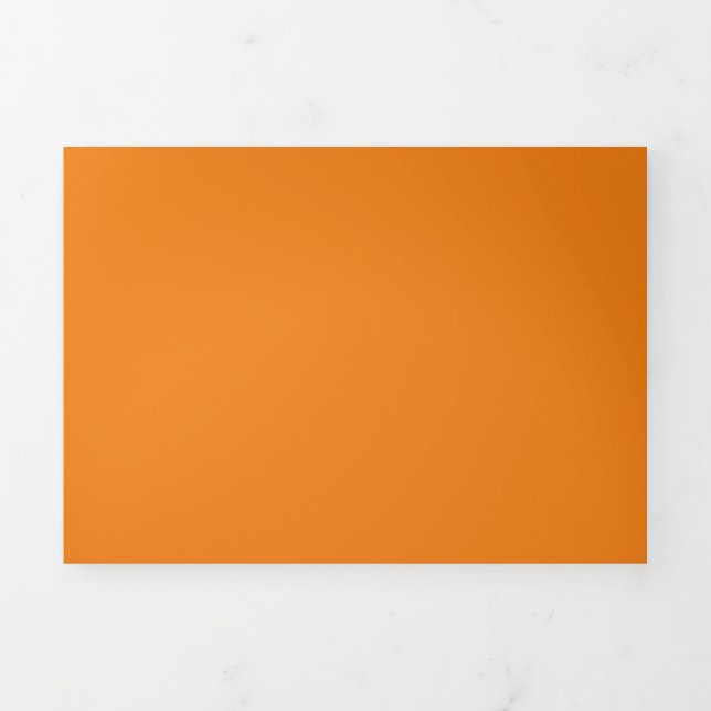  Persian Orange,Sand Brown,Tan, Tri-Fold Card (Cover)