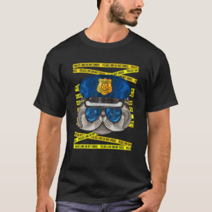 Persian Police Officer Policeman Police Cat T-Shirt