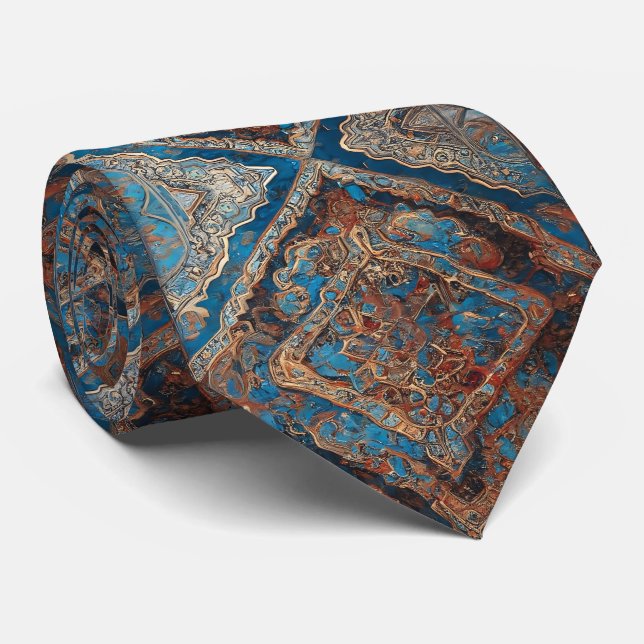 Persian Popular Beautiful Old Pattern Collection Tie (Rolled)