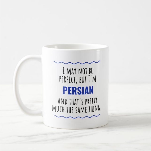 Persian Pride Funny Gift Idea Coffee Mug (Left)