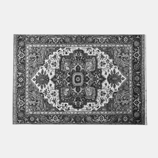 PERSIAN RUG - Black (Front)