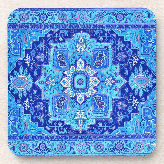 PERSIAN RUG - Blue Coaster (Front)