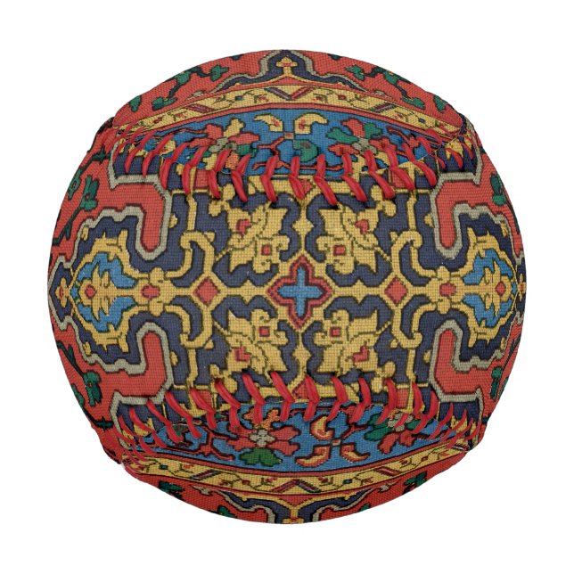 Persian Rug Carpet Red Blue Classic Baseball (Front)