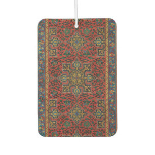 Persian Rug Carpet Red Blue Classic Car Air Freshener