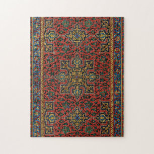Persian Rug Carpet Red Blue Classic Jigsaw Puzzle