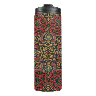 Persian Rug Carpet Red Blue Classic Thermal Tumbler