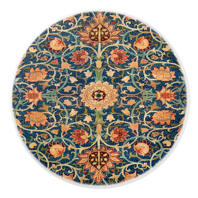 Persian Rug Design Ceramic Knob (Front)