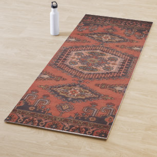 Persian Rug Eastern Accent Vintage Turkish Retro Yoga Mat