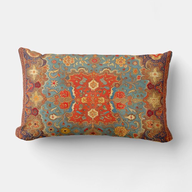 Persian Rug Lumbar Cushion (Front)