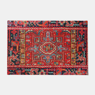 Persian Rug Pattern Door Mat