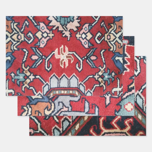 Persian Rug Photo  Wrapping Paper Sheet (Set)