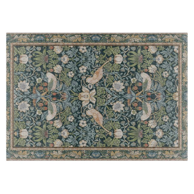 Persian Silk Rug Print Cutting Board (Front)